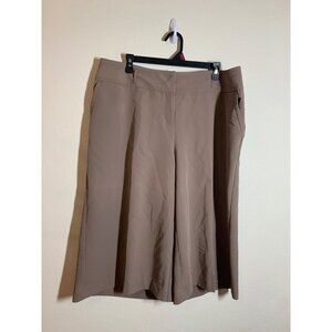 East 5th Capris Pants Business Casual Beige Shorts Office Summer Plus Size 18W